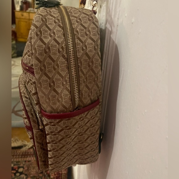 MZ Wallace Crosby Backpack Ivy Logo Jacquard.Size S - Picture 7 of 14